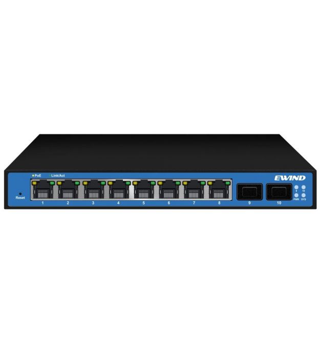 Коммутатор 10 портов управляемый Ewind EW-S2910SM-DP PoE