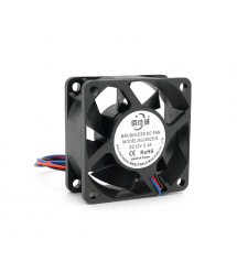 Кулер корпусний Merlion BJC6025-S, 60x60x25mm, 12V - 0.3A, RPM 150015%, 3-pin, Black, OEM