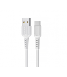 Кабель Borofone BX16, USB-Type-C, 2.4A, довжина 1м, White, BOX