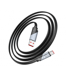 Кабель Hoco U119, Type-C-USB, 5.0A, Black, довжина 1,2 м, BOX