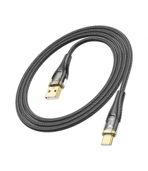 Кабель Hoco U121, Type-C-USB, 60W, Black, довжина 1,2 м, BOX
