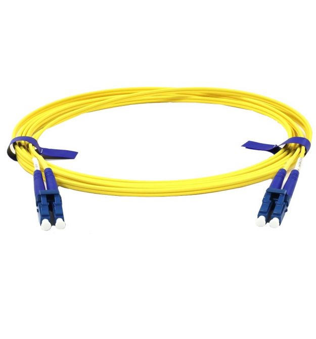 Патчкорд оптический Патчкорд оптичний LC/UPC-LC/UPC SM 1.5 м Duplex Slim