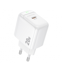 СЗУ BOROFONE BAS43A, 1xUSB-C, PD20W, White, OEM