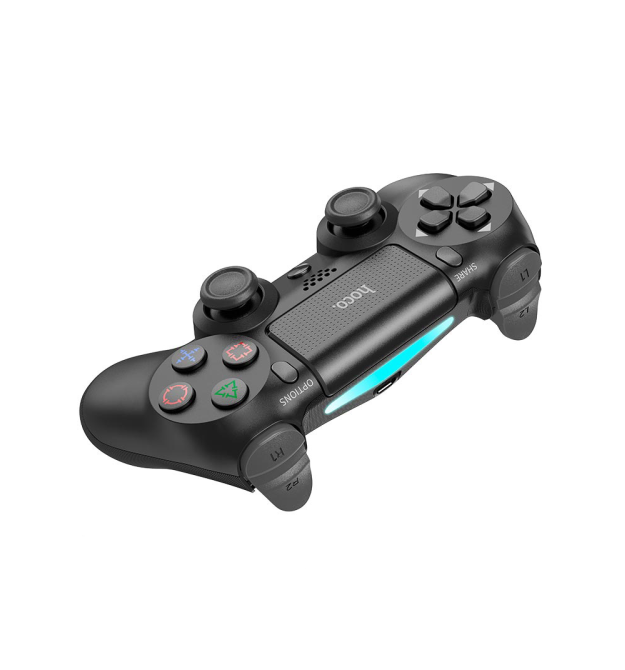 Геймпад бездротовий HOCO DGM01 для PS4 SONY Wireless DUALSHOCK 4 (Black), 3.7V, 600mAh, Box