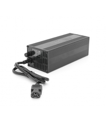 Зарядний пристрій для акумуляторів LiFePO4 48V(58.4V), 16S, 15A, регульований струм, LCD дисплей