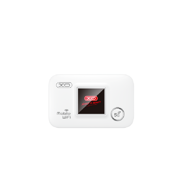 4G XO TX04 Портативний мобільний WiFi-маршрутизатор, (батарея) 3000 мАг. 802.11 b - g - n, 4G - 3G, 95,1*58,6*15,7 мм, 90г. Біли