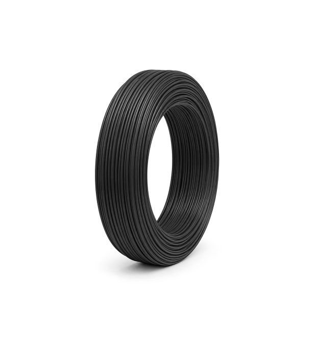 Кабель силіконовий луджений AWG 20 American Standard 20AWG - 0,5квМ - 600В, 400 метрів, негорючий, термостійкий, Black, ціна за