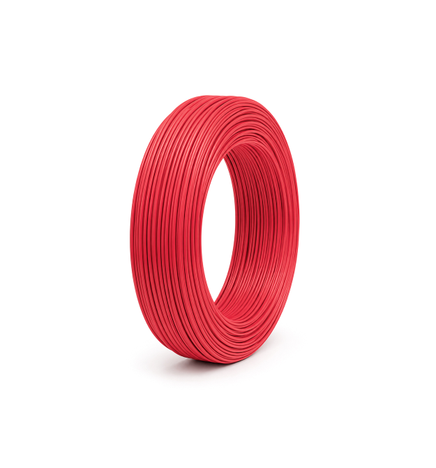 Кабель силіконовий луджений AWG 20 American Standard 20AWG - 0,5квМ - 600В, 400 метрів, негорючий, термостійкий, Red, ціна за ме