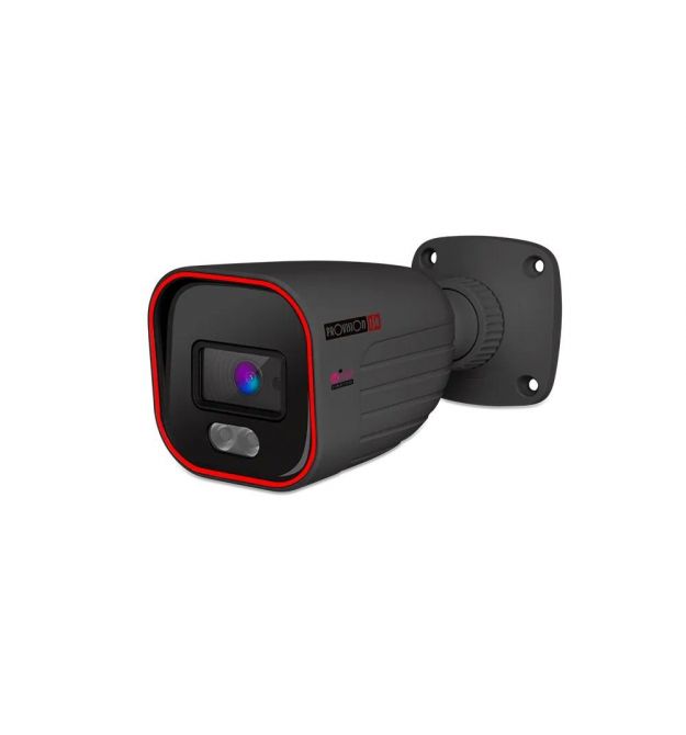 IP-відеокамера 4 Мп Provision-ISR BSH-340IPSN-28-G (2.8 мм) з вбудованим мікрофоном для системи відеонагляду