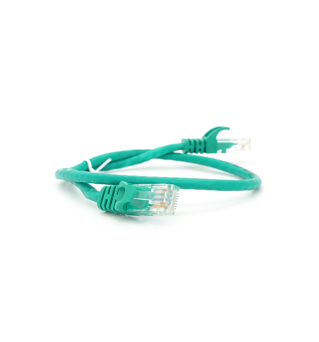 Патч-корд литий RITAR, UTP, RJ45, Cat.5e, 0.5m, зелений, Cu (мідь)