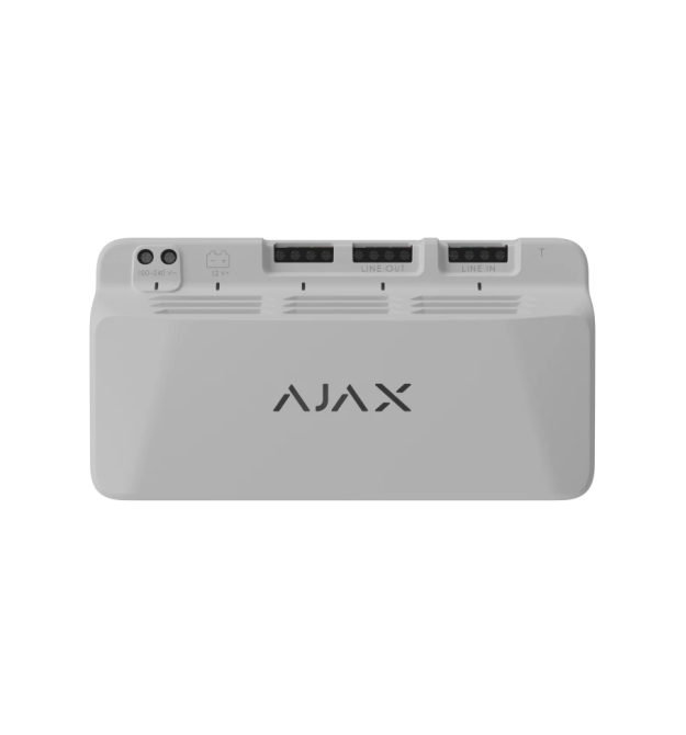 Модуль для додаткового живлення Ajax Superior LineSupply (45 W) Fibra White