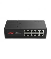 PoE-комутатор некерований 10-портовий ONV ONV-H1108PGBES з 8 портами PoE