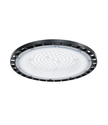 Стельовий промисловий світильник Ritar BHL02-100W, 6500K, 220V. IP65, 30000lm, RA 80, &ampPhi362*35 мм, Black