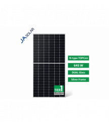 Сонячна панель JA Solar JAM72D42-645-LB (645W | bifacial | silver frame)