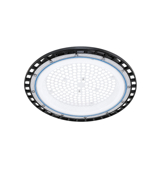 Стельовий промисловий світильник Ritar BHL02-200W, 6500K, 220V. IP65, 30000lm, RA 80, &ampPhi362*35 мм, Black