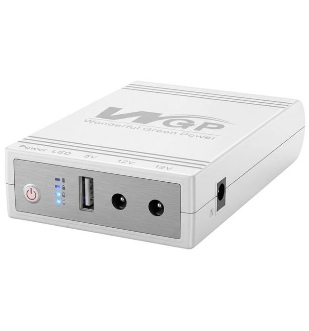 Источник бесперебойного питания Mini UPS WGP UPS103C 20000mAh 5V/12V/12V
