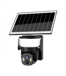 IP PTZ-відеокамера автономна з WiFi, прожектором та сонячною панеллю 3Mp Light