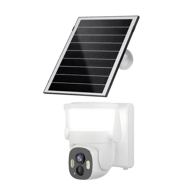 IP PTZ-відеокамера автономна з WiFi, прожектором та сонячною панеллю 3Mp Light