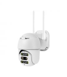 IP PTZ-відеокамера з WiFi 6Mp (2*3Mp) Light Vision VLC-9106WI10ZL (CareCam Pro) f-4+8mm, ІЧ+LED-підсвічування, з мікрофоном