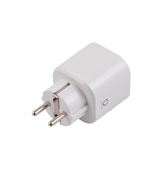 Розумна розетка Deye SUN-SMART-PLUG01P1-F (протокол LoRa), 230V, 16A, 51,2&amptimes51,2&amptimes64мм