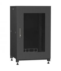 Шкаф телекоммуникационный напольный IPCOM С-18U-06х06-ДC-ПГ-9005