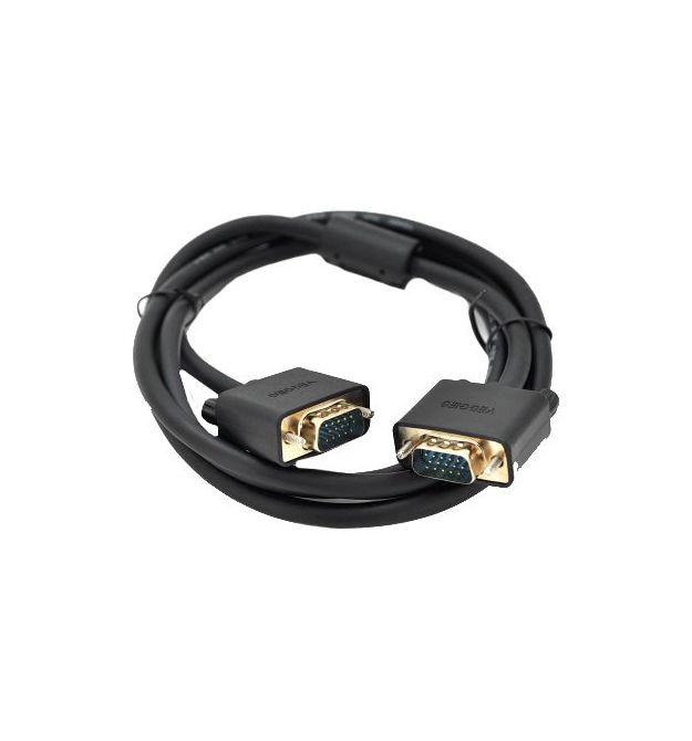 Кабель VEGGIEG VG-3 VGA 3 + 6 (папа-папа) OD-6.5мм 1 ферит