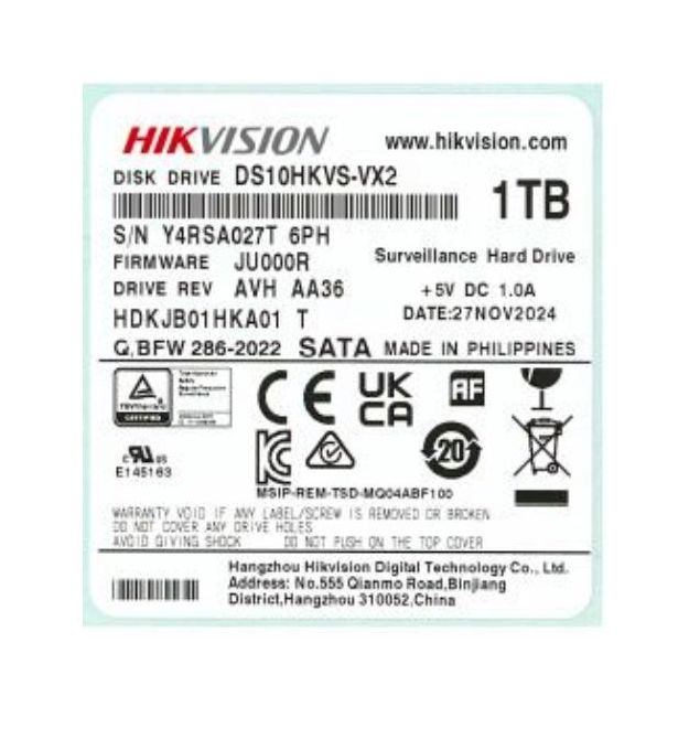 Жесткий диск внутренний Hikvsion DS10HKVS-VX2