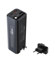 Повербанк 20000mAh Choetech B1012 Grey 100W з EU адаптером QC3.0 PD3.0, вбудований кабель