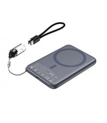 Повербанк 5000mAh Choetech B861 Grey 20W QC3.0 PD3.0 бездротова магнітна зарядка MagSafe