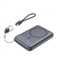 Повербанк 10000mAh Choetech B862 Grey 22.5W QC3.0 PD3.0 бездротова магнітна зарядка MagSafe