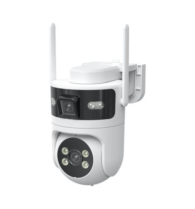 IP PTZ-відеокамера з WiFi 4Mp+4Mp Light Vision VLC-9304WI-2C (Tuya) f-4mm, ІЧ+LED-підсвічування, з мікрофоном