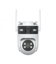 IP PTZ-відеокамера з WiFi 4Mp+4Mp Light Vision VLC-9304WI-2C (Tuya) f-4mm, ІЧ+LED-підсвічування, з мікрофоном
