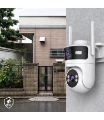 IP PTZ-відеокамера з WiFi 4Mp+4Mp Light Vision VLC-9304WI-2C (Tuya) f-4mm, ІЧ+LED-підсвічування, з мікрофоном