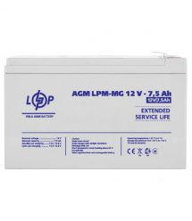 Акумулятор мультигелевий LPM-MG 12V - 7.5 Ah Уцінка