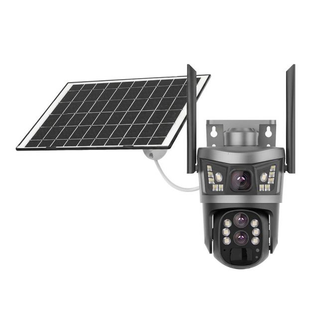 IP PTZ-відеокамера автономна з 4G та сонячною панеллю 3Mp+3Mp Light Vision VLC-9530IG10Z-2