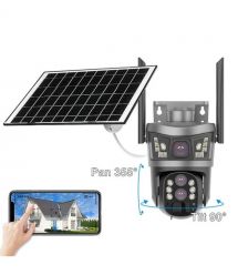 IP PTZ-відеокамера автономна з 4G та сонячною панеллю 3Mp+3Mp Light Vision VLC-9530IG10Z-2