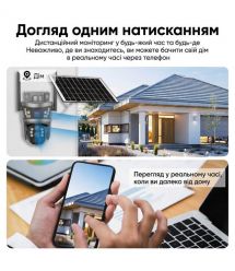 IP PTZ-відеокамера автономна з 4G та сонячною панеллю 3Mp+3Mp Light Vision VLC-9530IG10Z-2