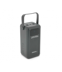 Powerbank ACL PW-131 50000mAh, 22.5W, 4xUSB, 4 кабелі (USB - Micro - Type-C - Lighting), Ліхтар, 1.08кг, Black, Box