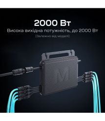 Мікроінвертор для сонячних панелей 2kW Marstek M4-2000 Saturn-M 4 MPPT On-grid