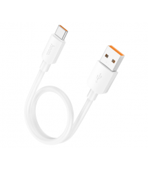 Кабель Hoco X96, USB-Type-C, 100W, White, довжина 0.25м, BOX