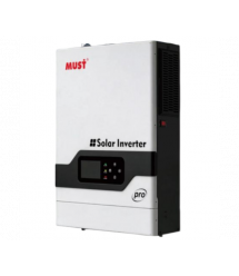 Гібридний інвертор MUST PV18-3624PRO, 3600W, 24V, струм заряду 60A, 170-280V, MPPT (100А, 30-320 Vdc), 318&amptimes454&amptimes1