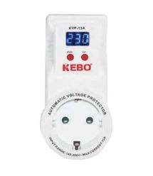Реле напряжения в розетку KEBO KVP-13A 2-13A 140-260V
