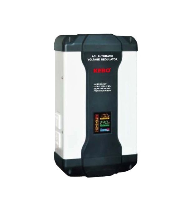 Стабилизатор напряжения релейный KEBO BDR-5000VA 3000W 2xShuko
