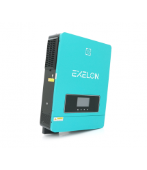 Гібридний інвертор Exelon EMAX PRO-10.2 KVA, 10200VA - 8000W, 48V, струм заряду 0-160A, MPPT (90-450VDC, 2 - 18A), 530x390x170mm