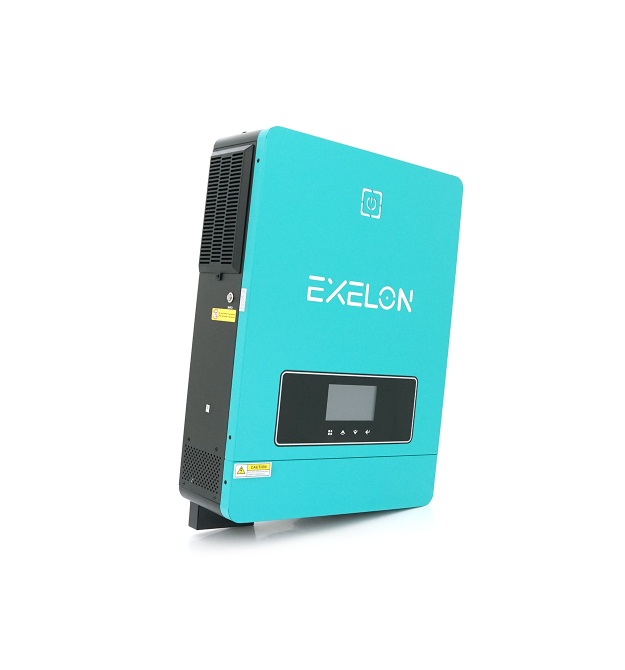 Гібридний інвертор Exelon EMAX PRO-10.2 KVA, 10200VA - 8000W, 48V, струм заряду 0-160A, MPPT (90-450VDC, 2 - 18A), 530x390x170mm