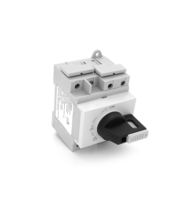 Поворотний вимикач зовнішнього монтажу HGN4-L1-16, DC1000V, 16A, 2P, Grey