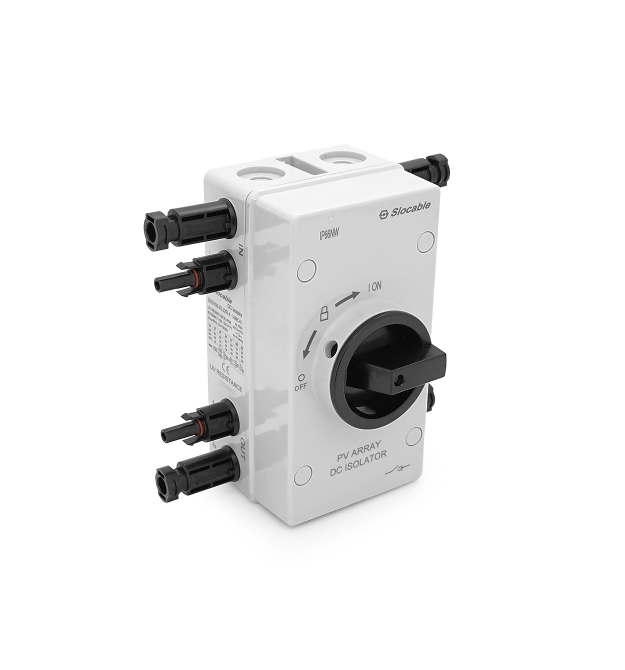Ручний вимикач DC1000-GL, 1000V, 20A, 1St, IP66, Grey
