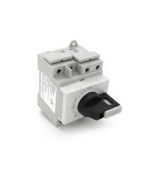 Поворотний вимикач зовнішнього монтажу HGN4-L1-25, DC1000V, 25A, 2P, IP66, Grey