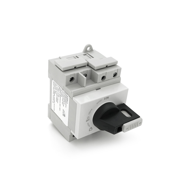 Поворотний вимикач зовнішнього монтажу HGN4-L1-25, DC1000V, 25A, 2P, IP66, Grey