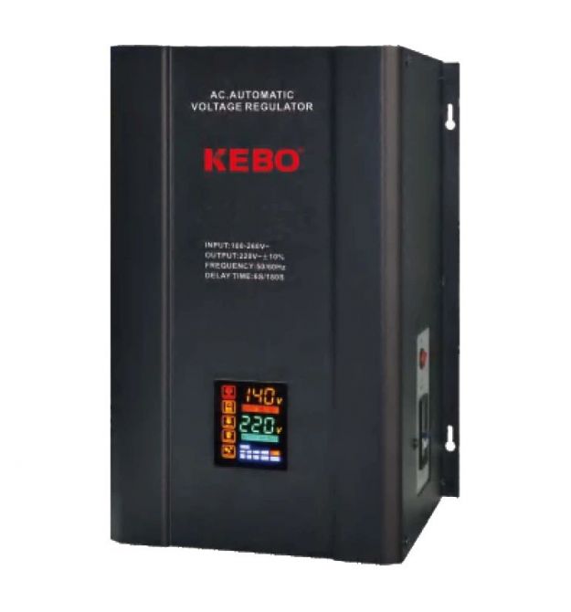 Стабилизатор напряжения релейный KEBO WNR-10000VA 6000W 2xShuko